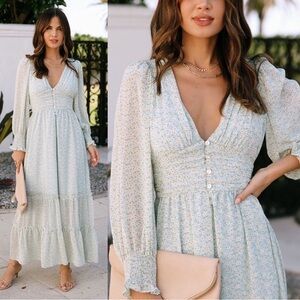 Vici Acoa Like a Melody Maxi Dress size -Small